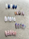 simple nail design ・・¨