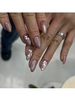 桜ネイル¥6900♪