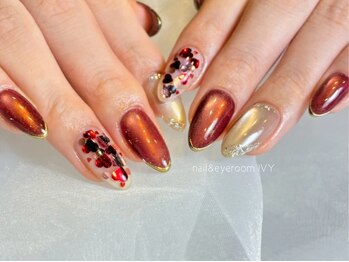 enoi/ハート/ボルドー/エノイ