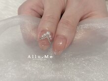 キラキラビジューネイル