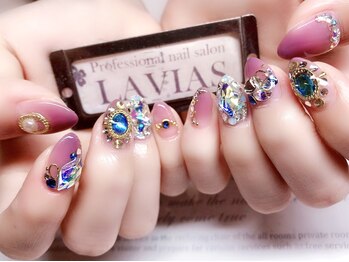 プロフェッショナル ネイルサロン ラヴィアス(LAVIAS)/【ジェル】10本アートし放題