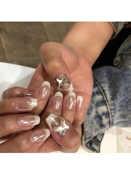 グラマラス アンジェアイ 荻窪店(glamourous ange eye)/フレンチネイル