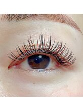 ネイルキュート アンド クールラッシュ 亀有店(nailcute & CoolLash)/BLACK×RED