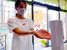 アスフィット 新小岩(ASFiT)/コロナ対策２　手指の消毒