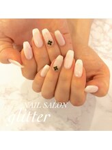 ネイルサロン グリッター(NAIL SALON glitter)/ヴァンクリーフ風ネイル