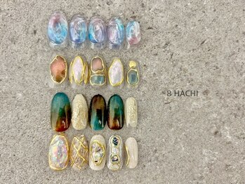 8(HACHI)/ニュアンスアートデザインネイル