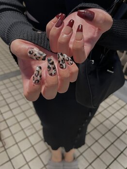 Mネイルアンドカフェ シェレステ/秋ネイル