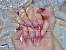 レアネイル 渋谷店(Le’a nail)/ラメグラデーション☆