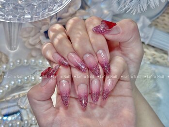 レアネイル 渋谷店(Le’a nail)/ラメグラデーション☆