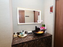 リコラボ 名古屋栄店(RECOLABO)の雰囲気（綺麗なパウダールームで施術後、ゆっくりご支度いただけます★）