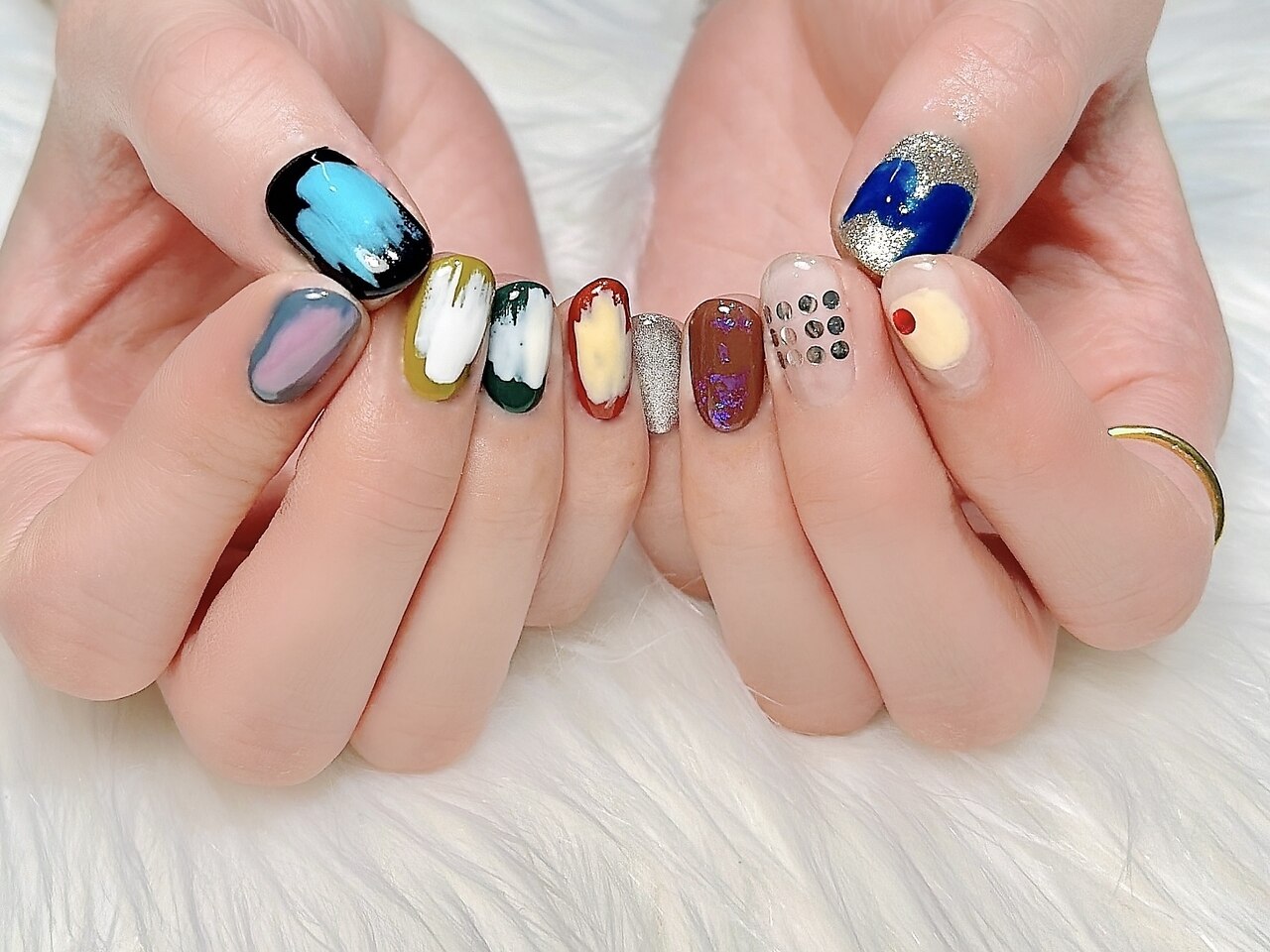 ★様　ペンギンデザイン ネイルパーツ Amazon.co.jp: BXSKRES(なか) ネイルパーツ パンク風 (30個