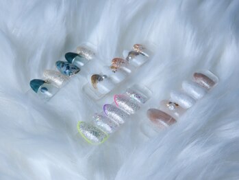 トランク ネイル(trunc nail)の写真/【定額コース¥6500】最旬デザインも豊富にご用意◎《ロープライス×ハイクオリティ》で満足するはず!