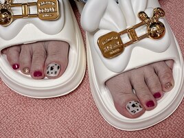 シンプルフットネイル