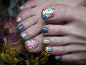 パズルリングネイル(Puzzle.ring Nail)/フットネイルデザイン