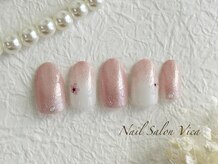 ヴィカ(Vica)/キラキラピンクに桜ちょこん