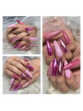 ソラール(SOLAR)/派手ぴんくネイル☆