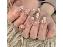 ハナネイルアンドアイラッシュ(hana nail & eyelash)/マグネットミラーネイル