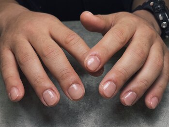 オムネイル 渋谷(HOMME NAIL)/クリアジェル ¥4.400