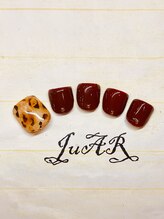 ジュアール(JuAR)/ワインレッドネイル