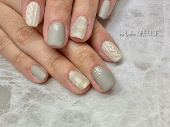 ネイルサロン シェリス(Nail Salon CHELICE)/ニットネイル