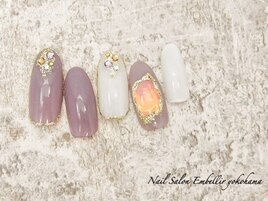 (1819)ぷっくりオーロラネイル