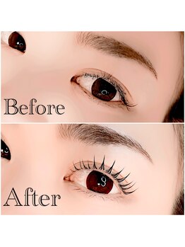 アンジュ(ange)/まつ毛パーマビフォーアフター★