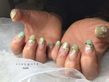 ネイルサロン ステイゴールド(STAY GOLD)/サキお客様施術