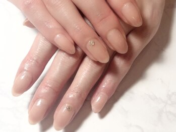 フレイムス アイラッシュ アンド ネイル(FRAMES)/ワンカラー+pointアート