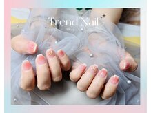 トレンドネイルスタジオ(Trend Nail Studio)/激カワのチークフレンチ