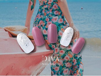 ネイルサロンディーバ 石橋店(Diva)/One　color　plus(ラメグラ)