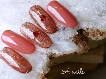 エーネイルズ 心斎橋(A.nails)/フラッシュハート