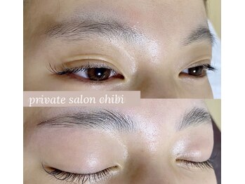 チビ(chibi)/平行眉
