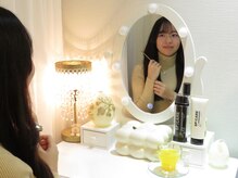 サロン タマゴ(Salon Tamago)の雰囲気（メイクスペースも充実◎人気スキンケアもお試しできます！）