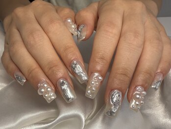 グレース(Grace)/White×silver