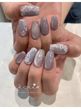 mayu担当手描きアート紫陽花