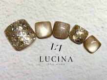 ネイルスタジオ ルキナ(LUCINA)/T-192 大人上品ブロンズネイル