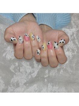 アンク(ank)/レオパードネイル/持ち込み