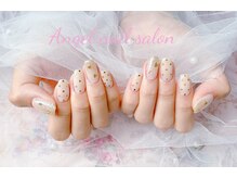 エンジェルネイルサロン(Angel nail salon)/ハート&ドットホログラム