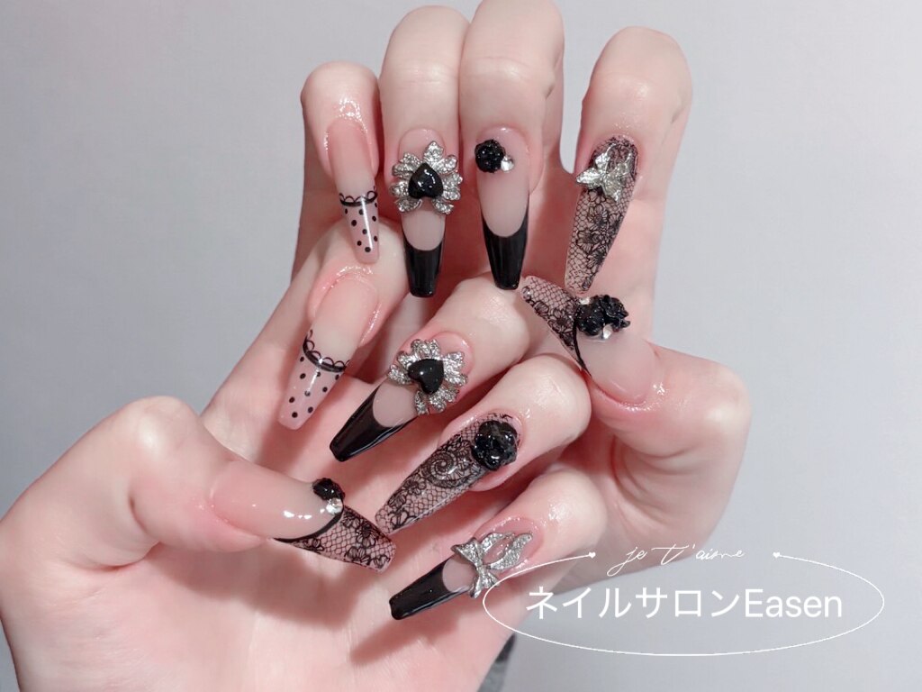 【チップ長さ出し10本】持ち込みデザインフルアートコース￥13,500