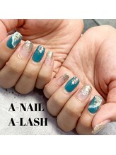 エーネイル エーラッシュ(A-NAIL A-LASH)/定額ネイル【倉敷】