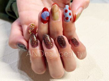 アンドネイル ビューティー(AND nail,beauty)/春ネイル/ニュアンス/藤沢