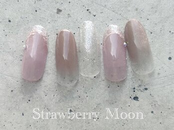 サロンストロベリームーン(Salon Strawberry Moon)/フレンチアートネイル ¥7980