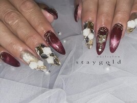 アミ施術お客様ネイル