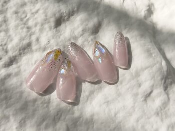 アトリエエル(atelier eL)/オーロラビジューネイル