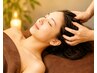 人気NO.2【ガチガチな首肩こり・頭痛オフ】よもぎ蒸し30分＆ヘッドスパ60分