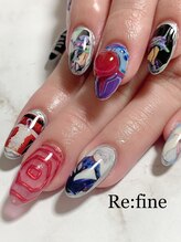 リファイン(Re:fine)/スカルプ10本アートつけ放題