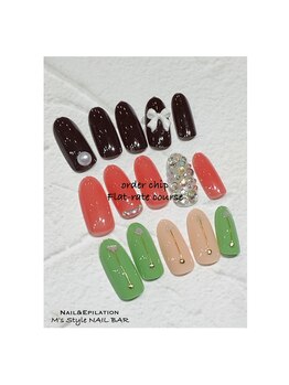 エムズスタイル ネイルバー(M's Style NAIL BAR)/オーダーチップdesign sample