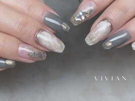大人ニュアンスネイル