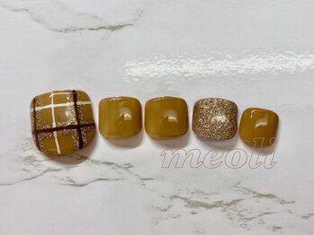 ミオリィ(meoli)/ワンカラー＋チェックアート