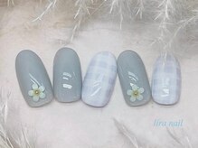 リラネイル(lira nail)/お花デザイン/パラジェル/銀座